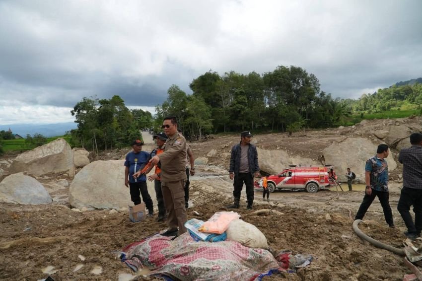 Pemkab Humbahas Kebut Penanganan Banjir dan Longsor, 819 Hektare Lahan Rusak