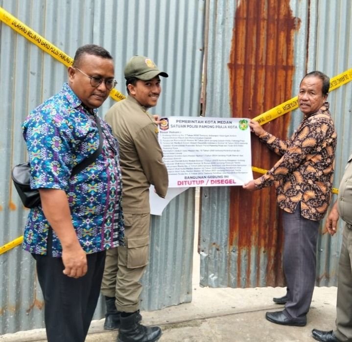 Anggota Dewan Apresiasi Satpol PP Segel Rumah Kos di Medan Helvetia