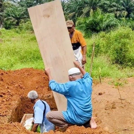 Mayat Mr X yang Ditemukan Nelayan di Pulau Pandang Akhirnya Dikebumikan