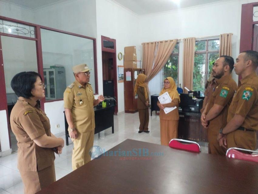 Bupati Simalungun Sidak ke Sejumlah OPD