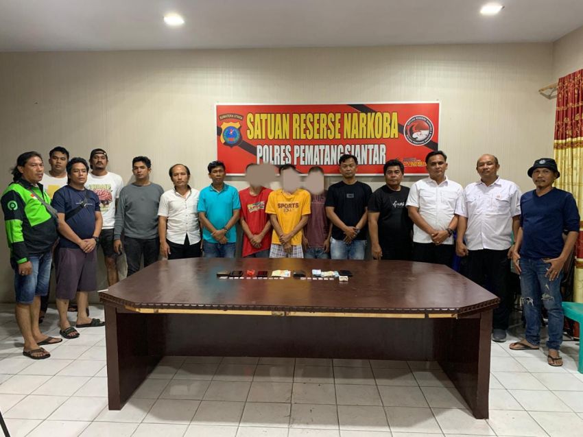 Operasi Gabungan TNI-Polri, 3 Pria Tersangkut Peredaran Narkoba Diringkus di Pematangsiantar