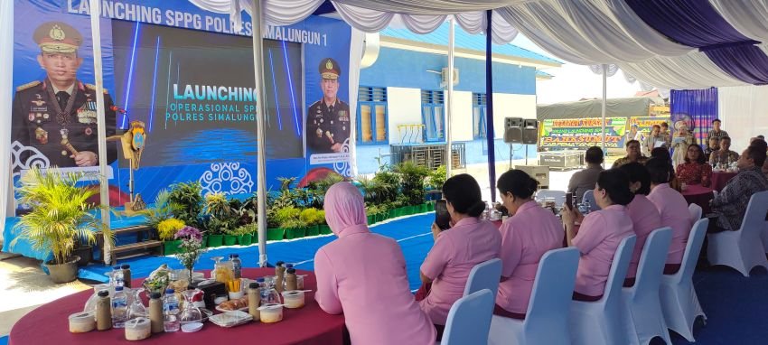 Kapolda Sumut Resmikan SPPG Polres Simalungun