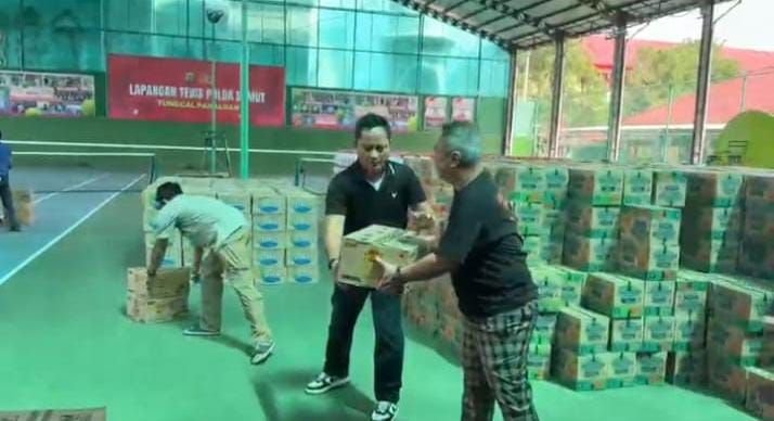 Polda Sumut Geser Bantuan Logistik Tambahan untuk Wilayah Terdampak Bencana