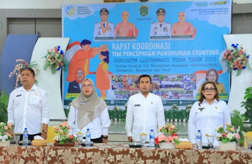 Pemkab Labura Gelar Rakor TPPS 2025, Tegaskan Komitmen Percepatan Penurunan Stunting