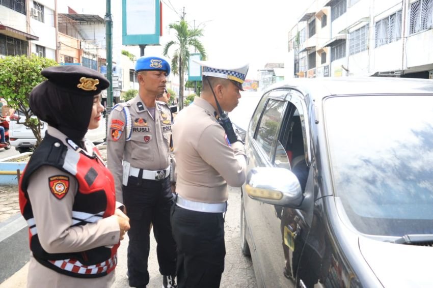 10 Sasaran Operasi Zebra Toba 2025, Polres Labuhanbatu Sosialisasi Keselamatan Berlalulintas