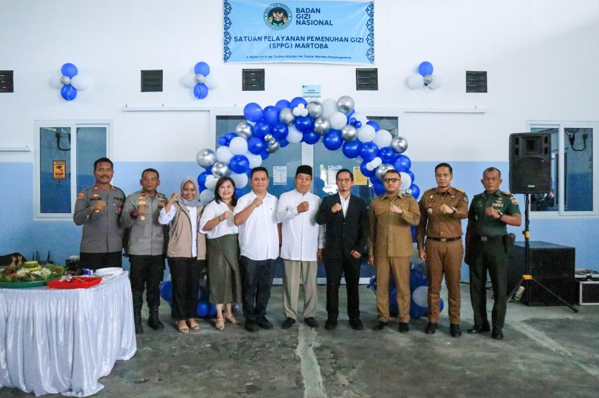 Dihadiri Wakapolres Pematangsiantar, SPPG Martoba Diresmikan