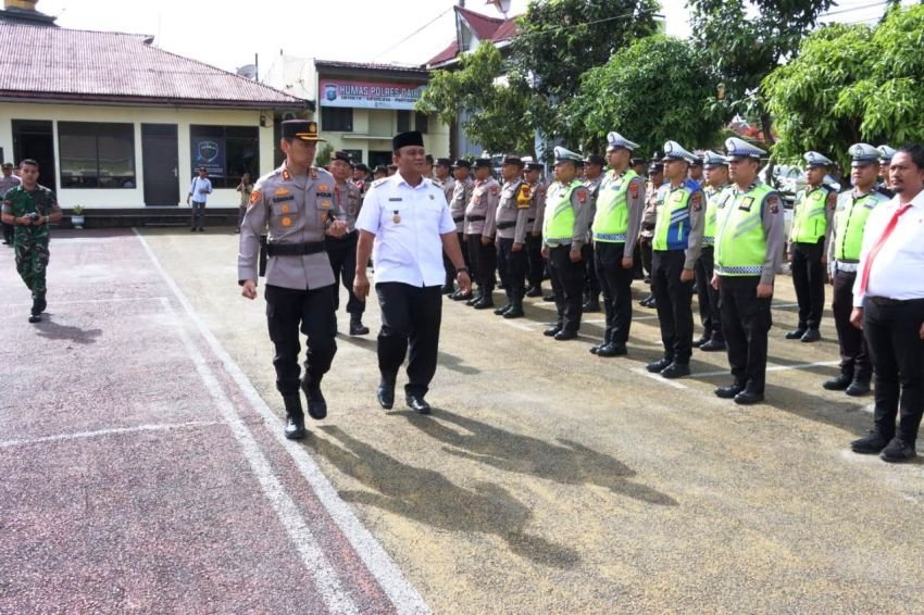 Kapolres Dairi Pimpin Apel Kesiapan Tanggap Darurat Bencana