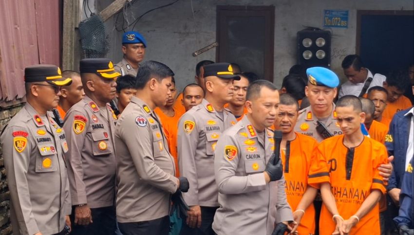 Polrestabes Medan Bongkar Sarang Penadah Botot, 159 Kasus Kejahatan Jalanan dan Narkoba Terungkap