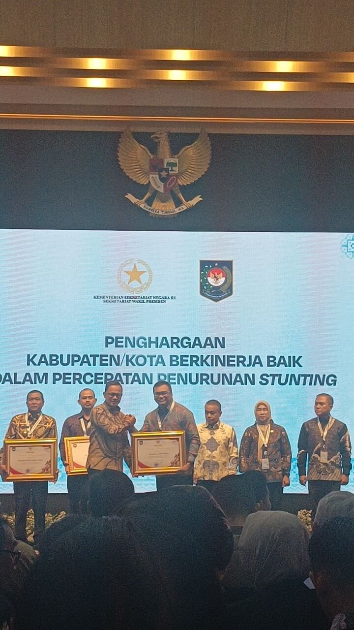 Deliserdang Terima Penghargaan dari Kemendagri Kinerja Baik Turunkan Stunting