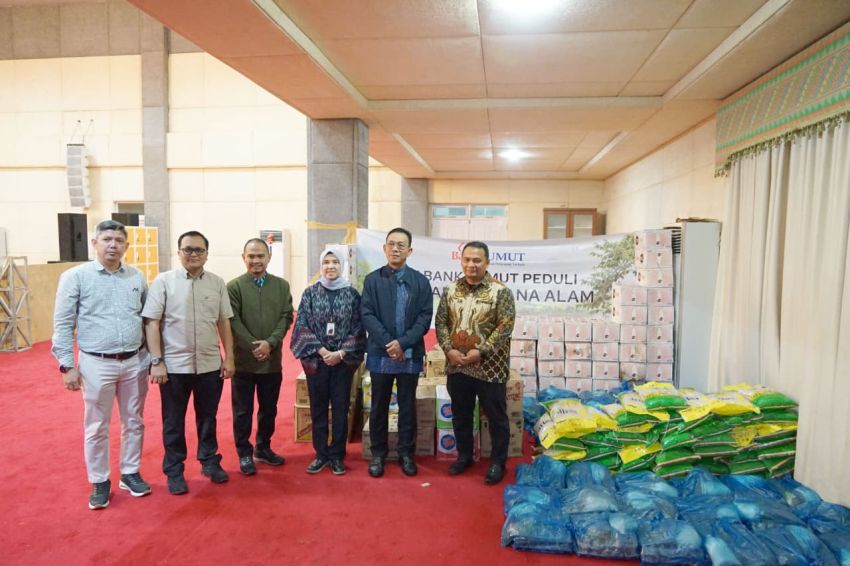 Bank Sumut Peduli Salurkan Bantuan untuk Korban Bencana Alam di Sumut