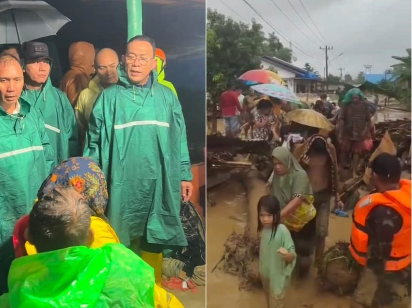 Bupati Tapsel Gus Irawan Pasaribu Tinjau Lokasi Bencana Longsor di Sipirok