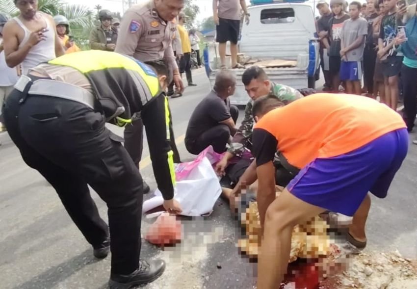 Lakalantas di Sergai, 1 Tewas 1 Luka-luka