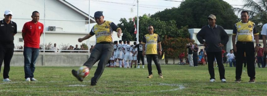 Polres Sergai Gelar Turnamen Mini Soccer, Diikuti 16 Tim