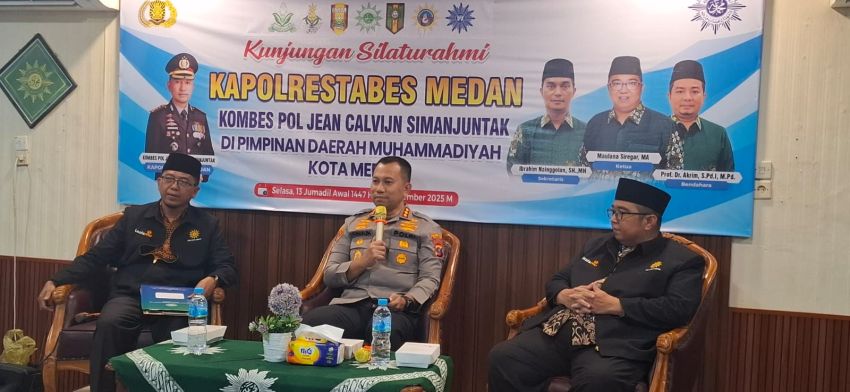 Kapolrestabes Silaturahmi dengan PD Muhammadiyah Medan