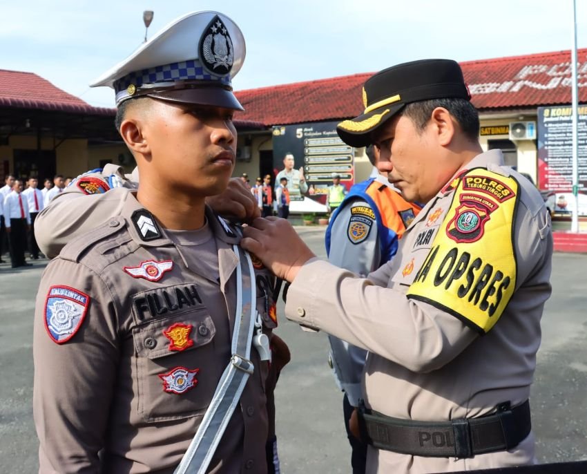 Polres Tebingtinggi Gelar Apel Pasukan Operasi Zebra Toba 2025