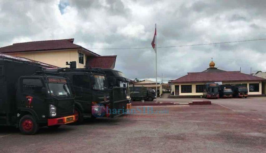 Antisipasi Kericuhan dan Kerusuhan, Polres Dairi Terima 235 Personil BKO dan 6 Rantis