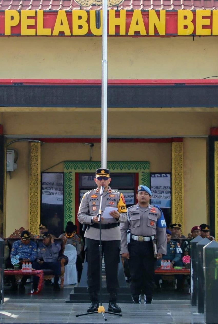 Polres Belawan Apel Gelar Pasukan Operasi Zebra Toba 2025