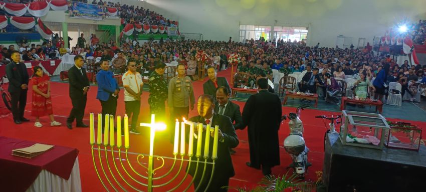 Ribuan Masyarakat Kota Binjai Rayakan Natal Oikumene 2025