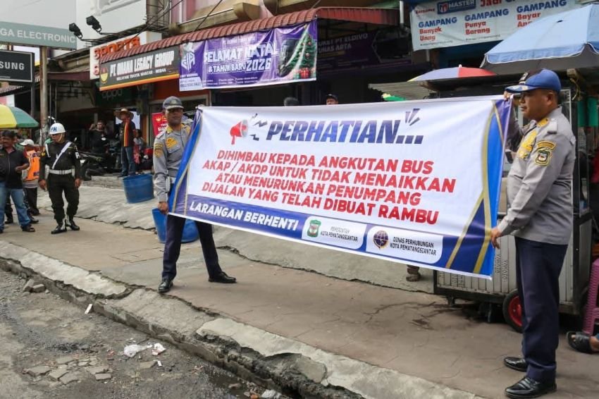 Mulai 15 Desember, Bus Dilarang Angkut Penumpang di Inti Kota Pematangsiantar