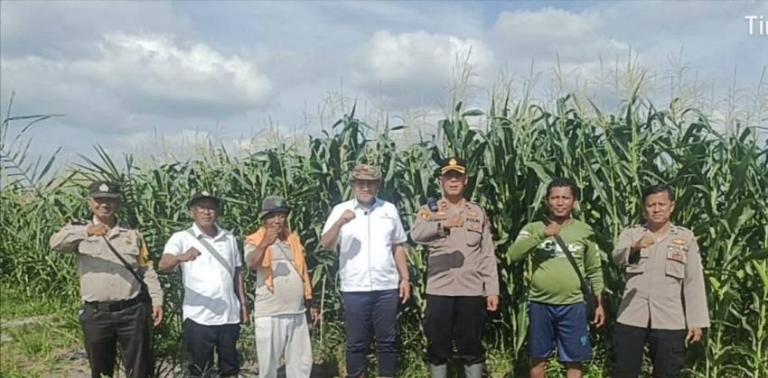 Polsek Tanah Jawa Kawal Program Ketahanan Pangan