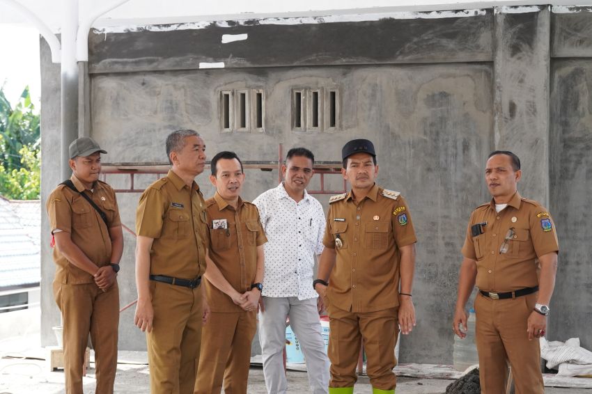 Sidak Langsung Proyek Revitalisasi, Wali Kota Tebingtinggi Minta Pengerjaan Fisik Selesai Tepat Waktu