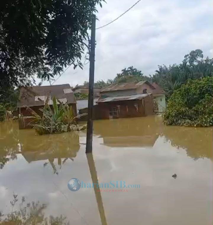 Diguyur Hujan Beberapa Jam, Sungai Babura Meluap Lagi