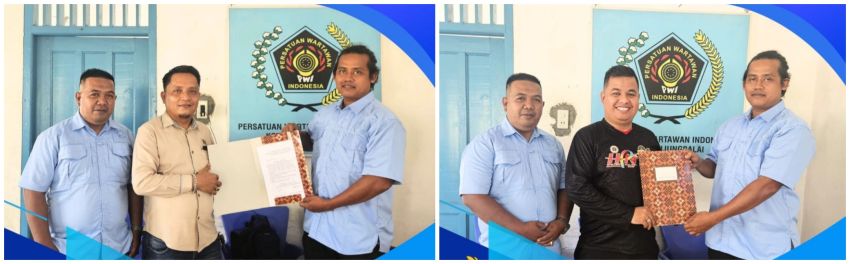 Saufi dan Regen Resmi Ambil Formulir, Rebut Kursi Ketua PWI Tanjungbalai