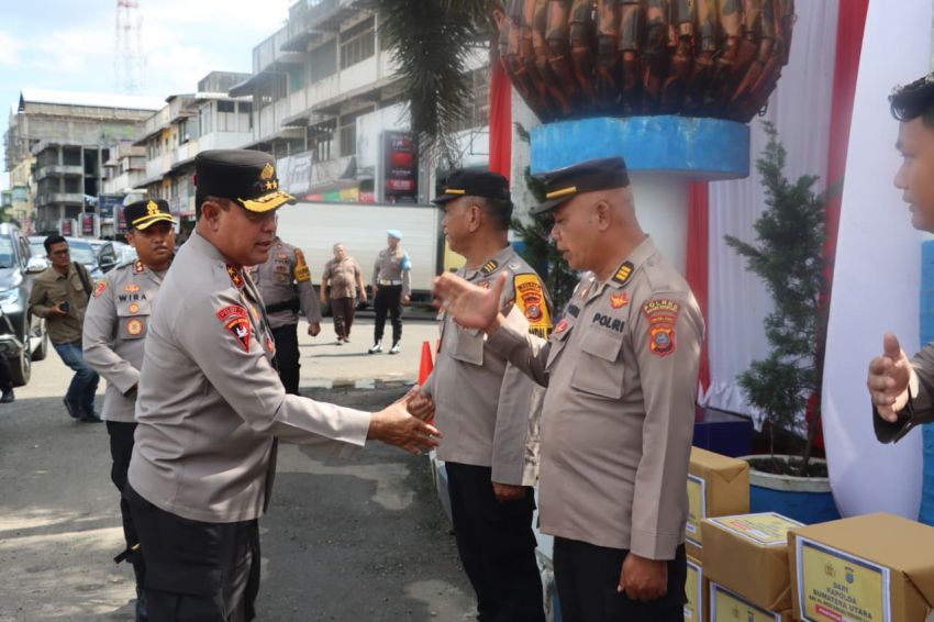 Kapolda Sumut Cek Kesiapan Pospam dan Posyan Operasi Lilin Toba 2025 di Padangsidimpuan