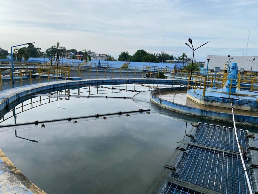 Jaga Kualitas Air, Perumda Tirtanadi Cuci Reservoir 2 IPAM Sunggal