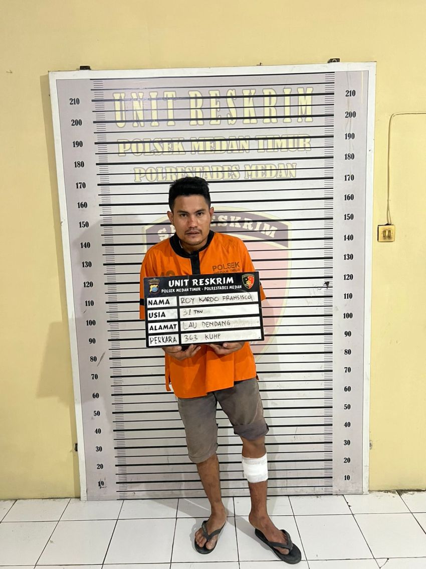 Polsek Medan Timur Tembak Pelaku Pembobolan Cafe Sanova