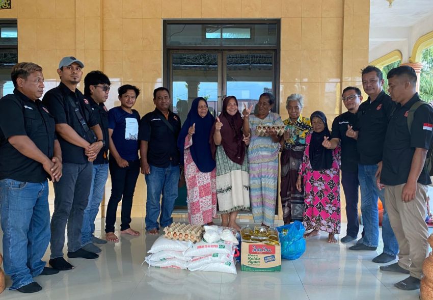 Terobos Banjir, Forwakum Sergai Salurkan Bantuan untuk Warga di Tanjungberingin