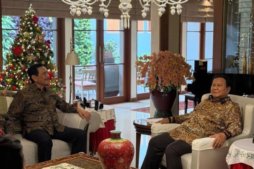 Luhut Pandjaitan Terima Kunjungan Presiden Prabowo di Hari Natal 2025