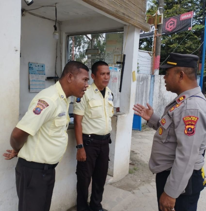 Sat Binmas Polres Tanjungbalai Koordinasi Stok Gas di PT Tomimaru