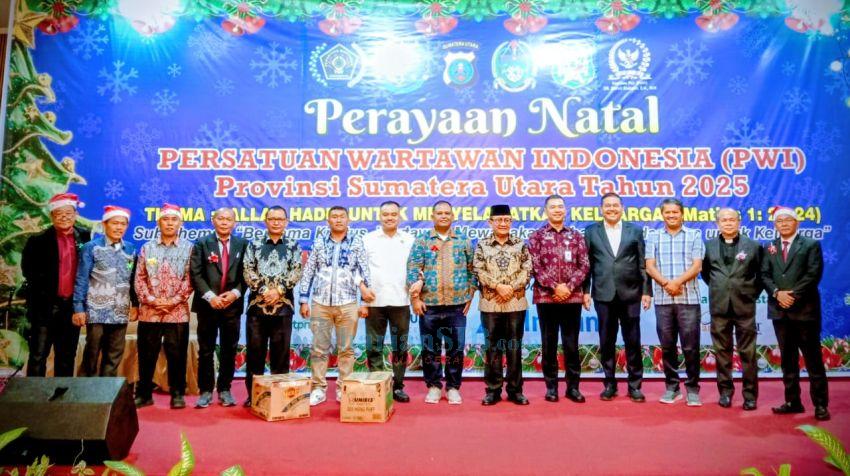 Perayaan Natal PWI Sumut 2025 Berlangsung Khidmat dan Penuh Sukacita