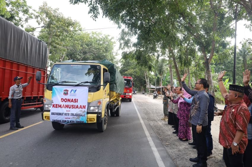 Pemko Tanjungbalai Berangkatkan Tim Relawan Bantu Korban Banjir dan Longsor di Aceh Tamiang