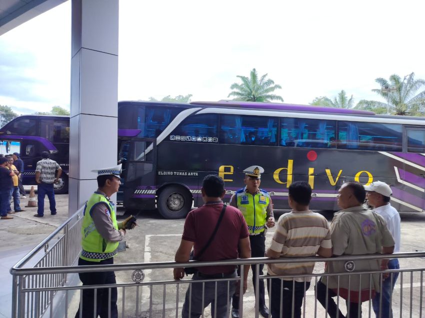 Jelang Nataru, Satlantas Polres Pematangsiantar Optimalkan Terminal Tipe A Tanjung Pinggir