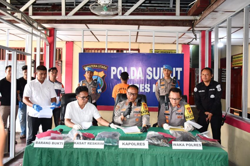 Ungkap Kasus Pembunuhan di Lahewa, Polres Nias Tahan Seorang Tersangka