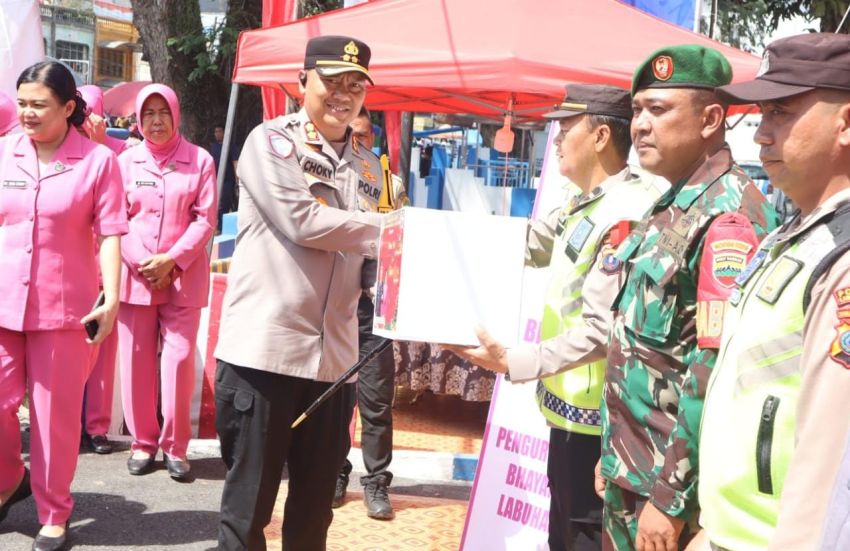 Pastikan Pengamanan Optimal, Kapolres Labuhanbatu Tinjau Kesiapan Pos Nataru di Labura