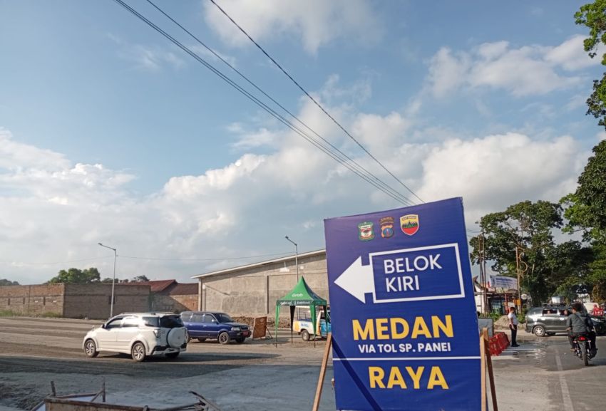 Ring Road Jalan Parapat Dibuka Tembus Tol Simpang Panei, Dishub Siagakan Posko dan Rambu Arah
