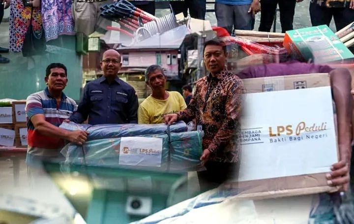 LPS Peduli Serahkan Bantuan untuk Korban Banjir Medan, Tapteng dan Sibolga