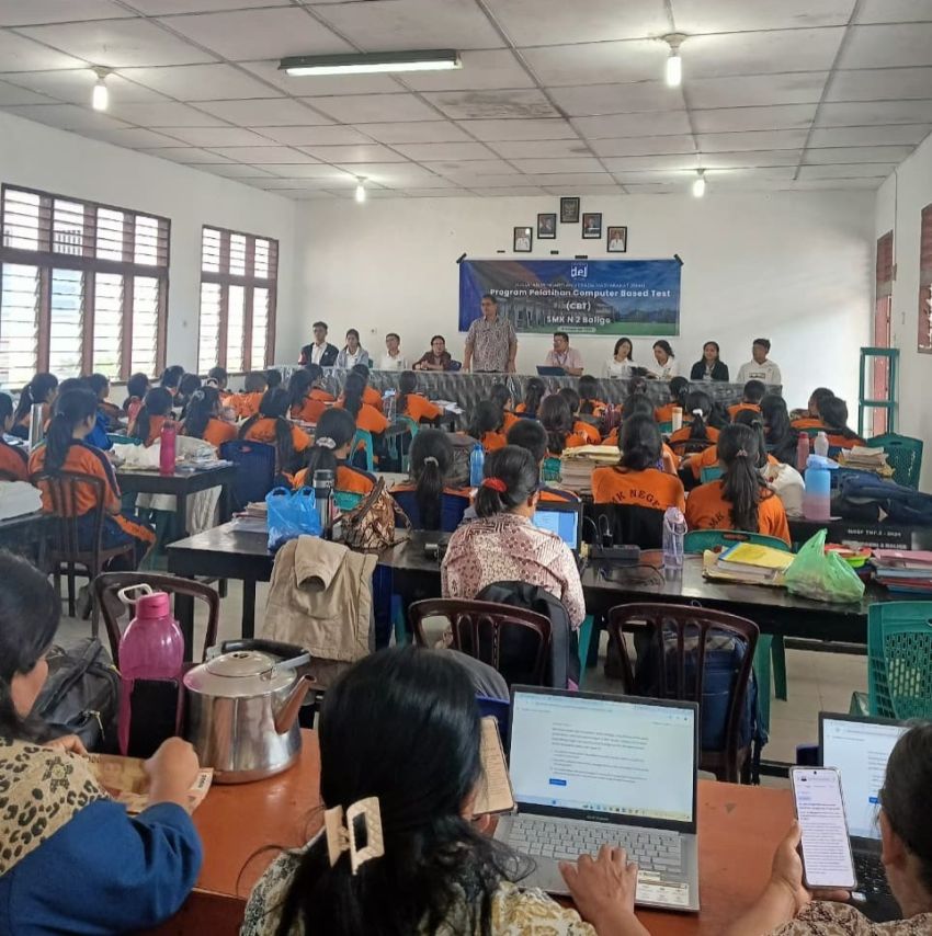 SMK Negeri 2 Balige Mulai Terapkan Sistem Web - Based CBT