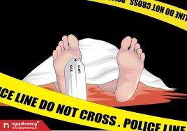 Mr X Ditemukan Tewas di Depan Ruko Kosong