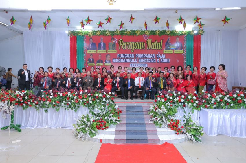 Natal Punguan Pomparan Raja Sigodangulu Sihotang Medan Dihadiri 2.100 Warga dan Mewakili Wali Kota