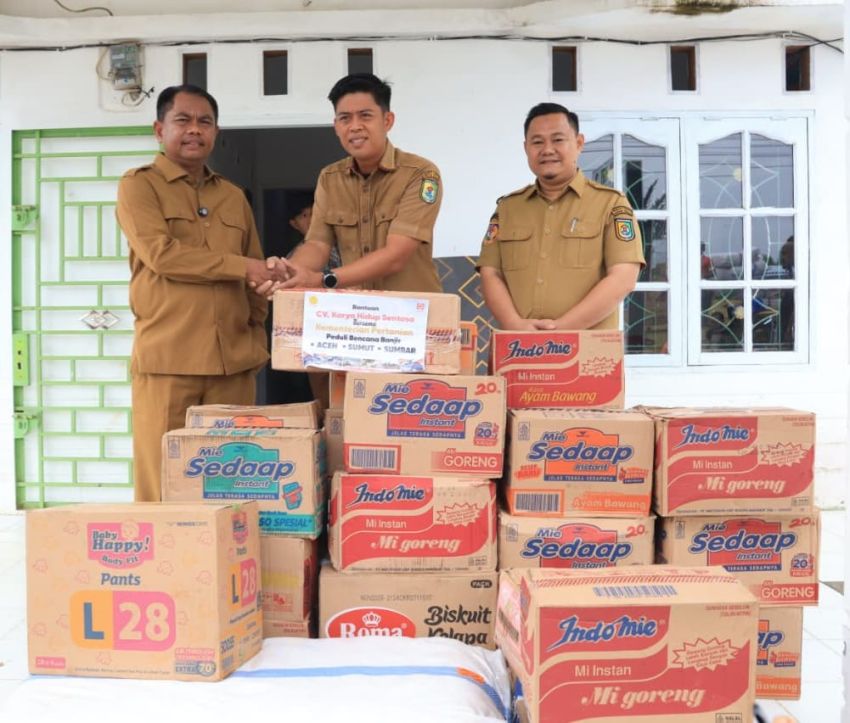 Bupati Salurkan Bantuan dari Kementan dan Bapanas untuk Warga Terdampak Banjir di Sergai