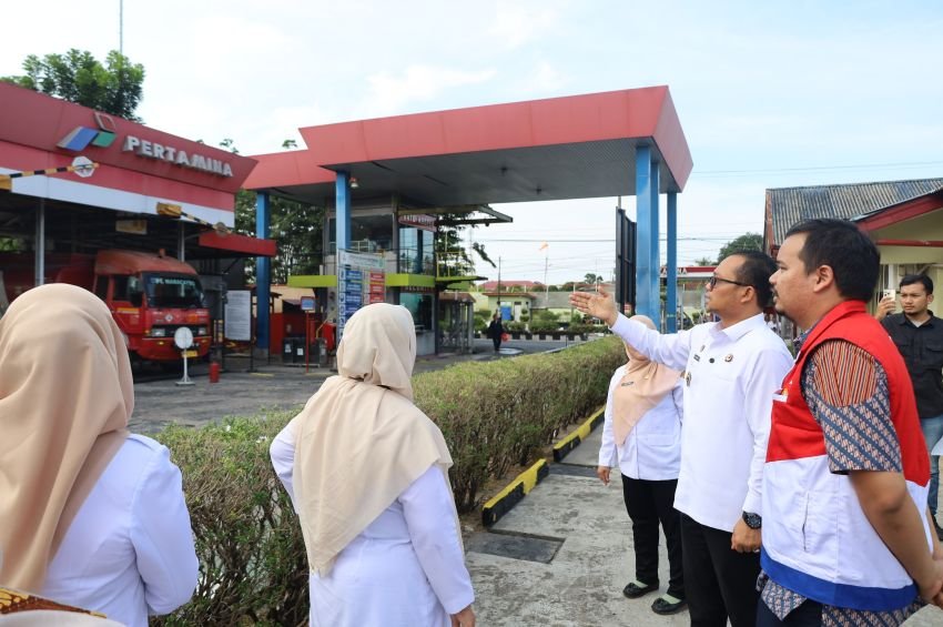 Wakil Wali Kota Tanjungbalai Tinjau Kesiapan Pasokan BBM di Fuel Terminal Kisaran