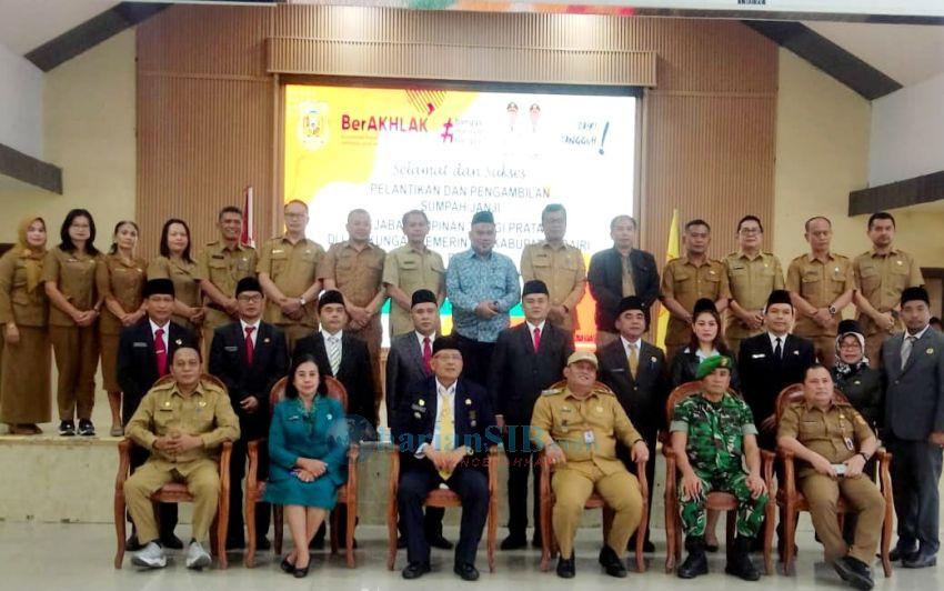 7 Pejabat Eselon 2 di Lingkungan Pemkab Dairi Dilantik