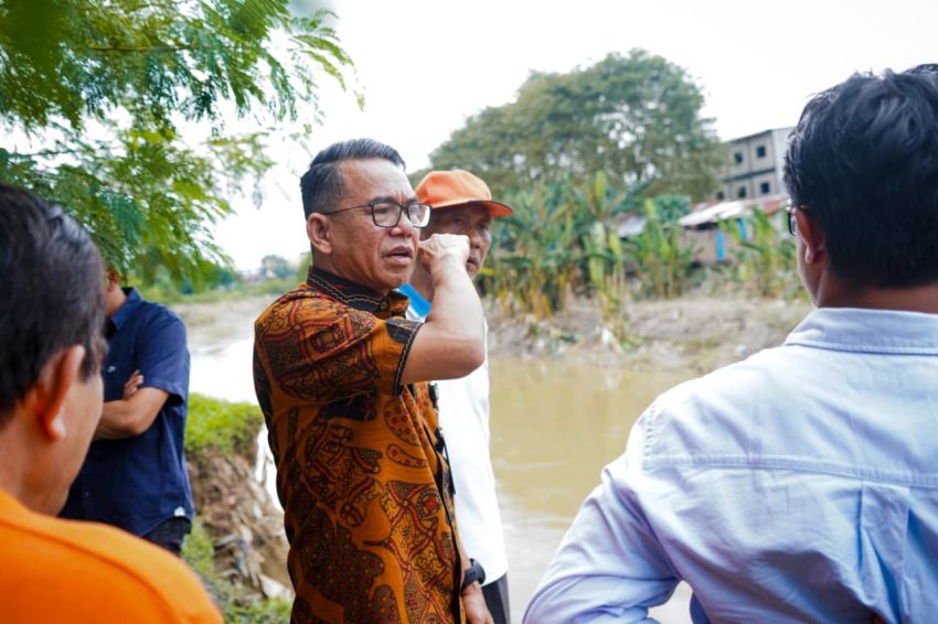 Wakil Wali Kota Medan Minta Penanganan Cepat Erosi Sungai Deli di KM 13
