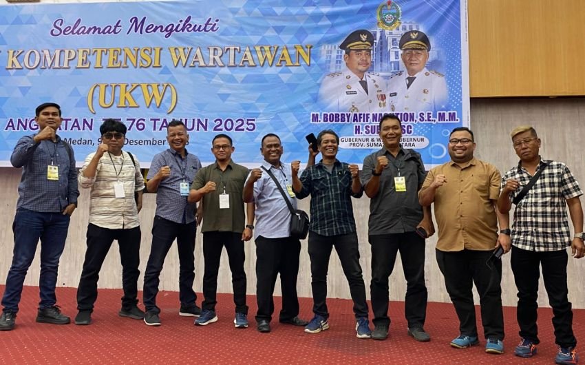 Ketua Forwakum Sergai Apresiasi Darma Wijaya dan Adlin Tambunan Dongkrak Nilai Wartawan Sergai Peserta UKW