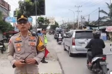 Arus Mudik Nataru di Jalinsum Labuhanbatu&ndash;Labura Lancar dan Aman