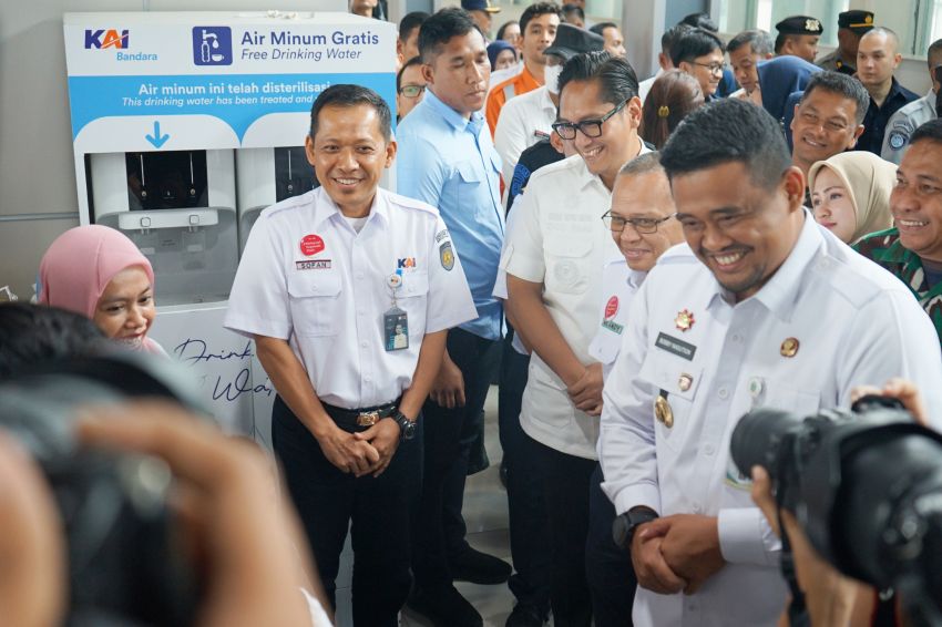 Gubsu Tinjau Stasiun Medan, Pastikan Layanan KA Siap Hadapi Lonjakan Nataru